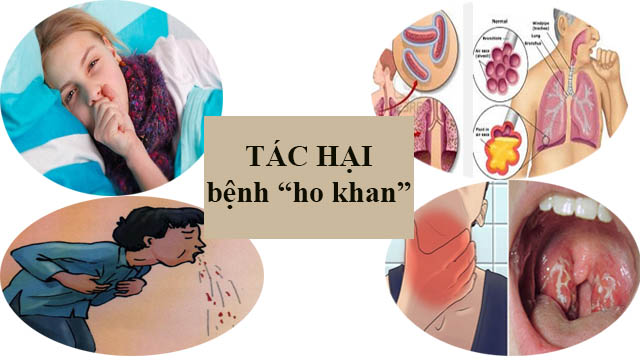 Những tác hại do bệnh ho khan gây ra