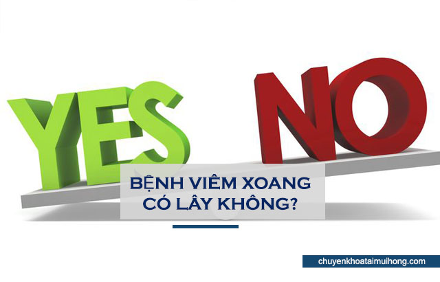 bệnh viên xoang có lây không