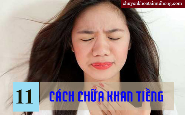 Một số mẹo chữa khan tiếng