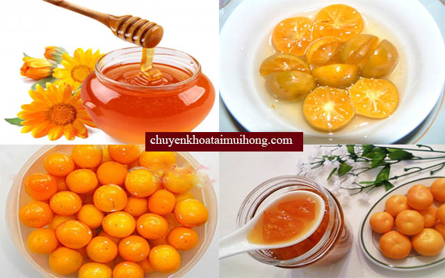 Chữa bệnh đau họng, viêm họng bằng mật ong và quất Chữa bệnh đau họng, viêm họng bằng mật ong và quất