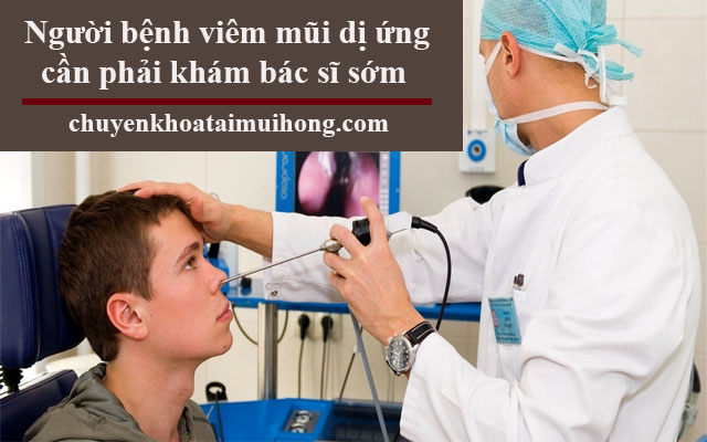Thời điểm người bệnh viêm xoang mãn tính thăm khám Thời điểm người bệnh viêm xoang mãn tính thăm khám