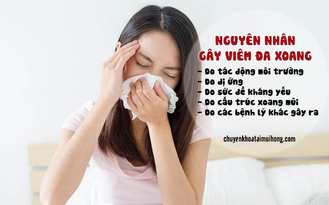 Những nguyên nhân gây viêm đa xoang