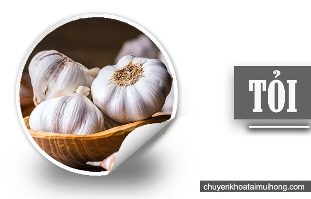 tỏi trị viêm họng