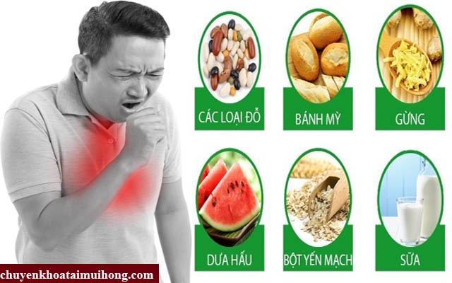 Những loại thực phẩm bệnh nhân bị ho nên ăn và cần kiêng Những loại thực phẩm bệnh nhân bị ho nên ăn và cần kiêng