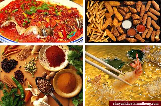 Người bị ho không được sử dụng thực phẩm chiên xào Người bị ho không được sử dụng thực phẩm chiên xào
