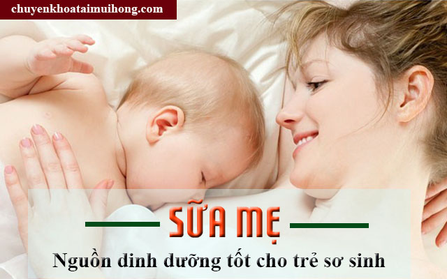 Bổ sung sữa mẹ cho trẻ sơ sinh phòng ngừa viêm họng cấp Bổ sung sữa mẹ cho trẻ sơ sinh phòng ngừa viêm họng cấp