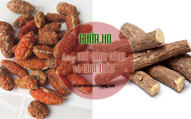 Chữa ho bằng quả dành dành và cam thảo