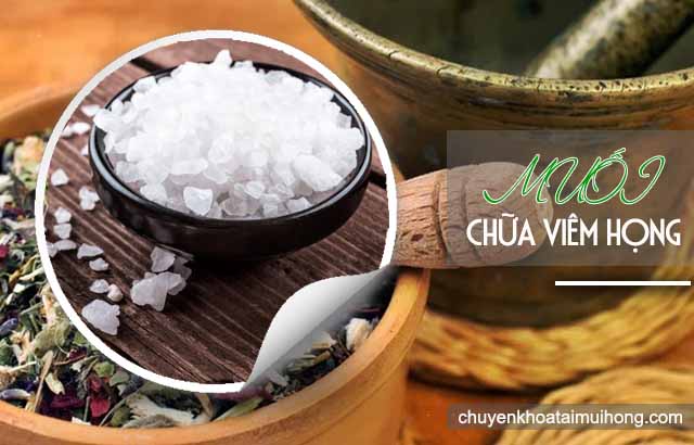 Muối chữa viêm họng