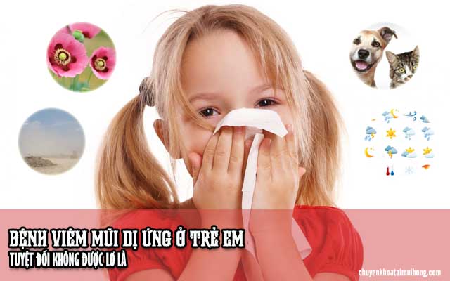 Bệnh viêm mũi dị ứng ở trẻ