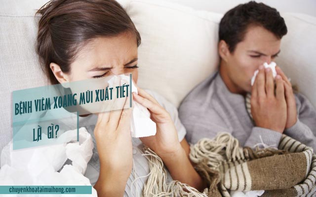 Bệnh viêm xoang mũi xuất tiết