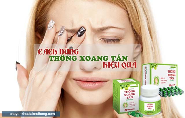 Cách dùng Thông Xoang Tán điều trị viêm xoang