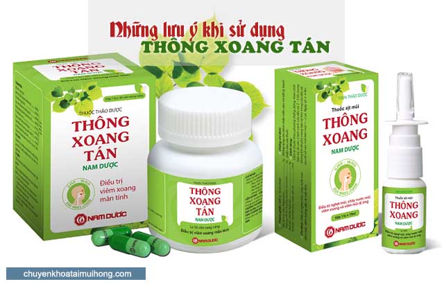 Thông Xoang Tán điều trị viêm xoang