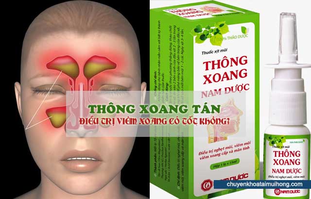 Thông Xoang Tán điều trị viêm xoang