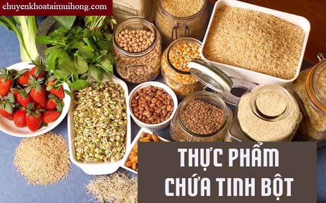 Thực phẩm tinh bột tốt cho bệnh nhân viêm họng Thực phẩm tinh bột tốt cho bệnh nhân viêm họng