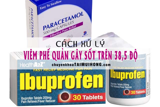 Cách xử ly viêm phế quản gây sốt