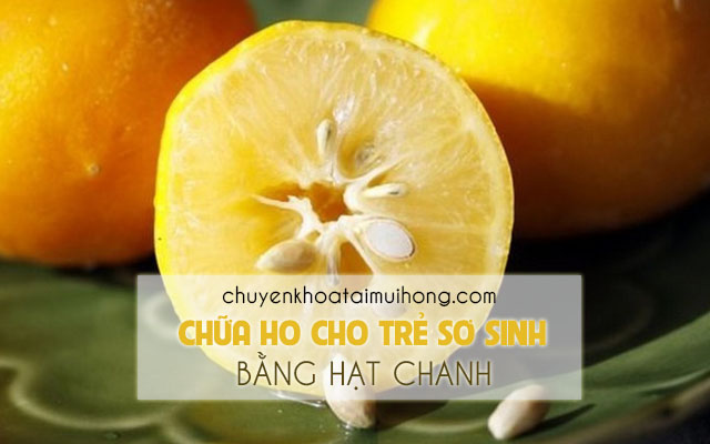 Dùng hạt chanh chữa ho cho trẻ sơ sinh