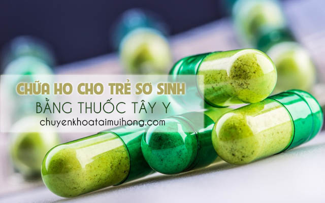 Dùng thuốc Tây y chữa ho cho trẻ sơ sinh