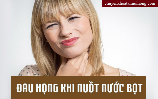 Cách chữa nuốt nước bọt gây đau họng