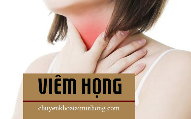 Đau họng khi nuốt nước bọt do viêm họng