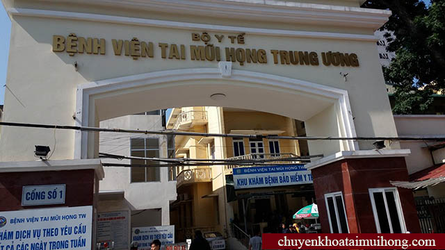  Bệnh viện Tai Mũi Họng Trung Ương khám viêm họng