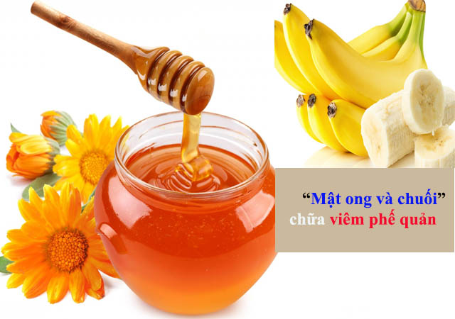 Mật ong và chuối - Nguyên liệu chữa bệnh viêm phế quản