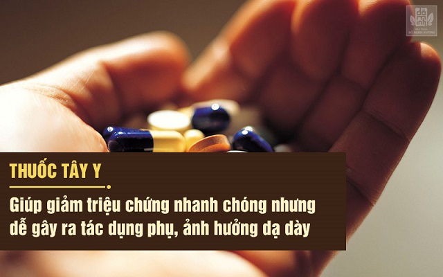 Thuốc tây y giảm đau nhanh nhưng có thể gây tác dụng phụ, ảnh hưởng đến sức khỏe