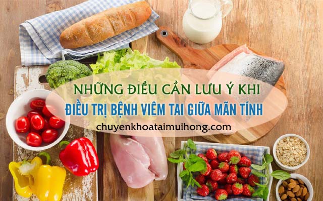 Những điều cần lưu ý khi bị viêm tai giữa mãn tính