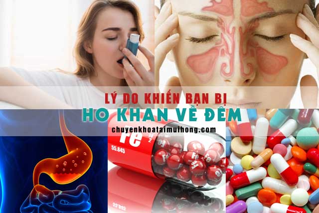 Lý do khiến bạn bị ho khan về đêm?