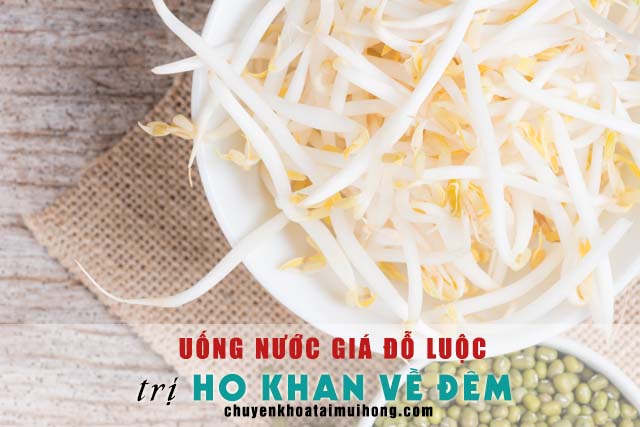 Uống nước giá đỗ luộc