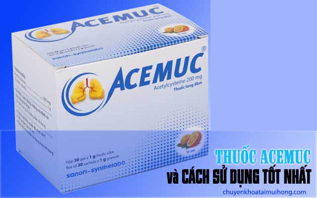 Thuốc acemuc và cách sử dụng
