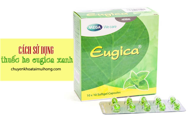 Cách sử dụng thuốc ho Eugica xanh