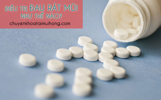 Điều trị đau rát mũi như thế nào?