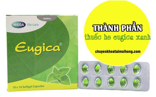 Thành phần của thuốc eugica xanh