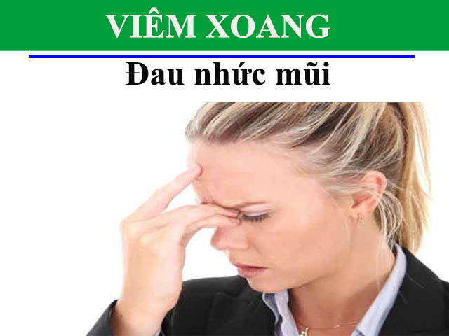 Đau nhức mũi do viêm xoang