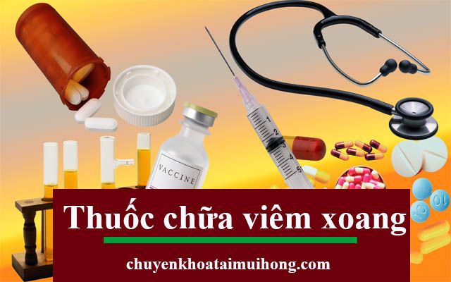 Chữa bệnh viêm xoang bằng thuốc Tây