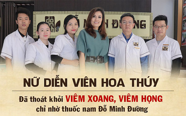 Nữ diễn viên Nguyễn Hoa Thúy khỏi hẳn viêm xoang, viêm họng nhờ bài thuốc gia truyền Đỗ Minh