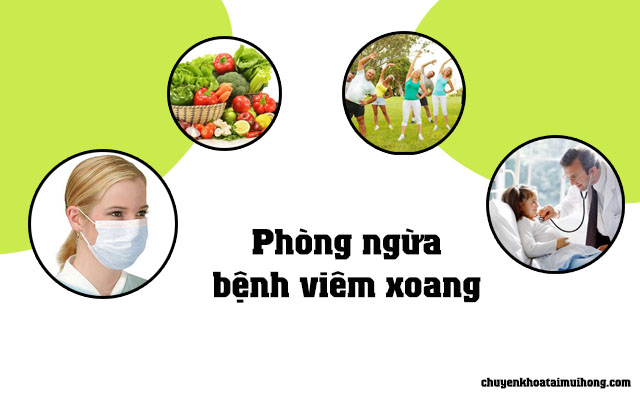 phòng ngừa bệnh viêm xoang