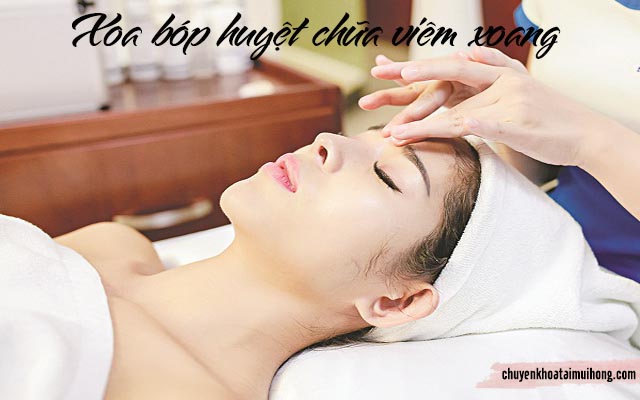 bấm huyệt chữa viêm xoang