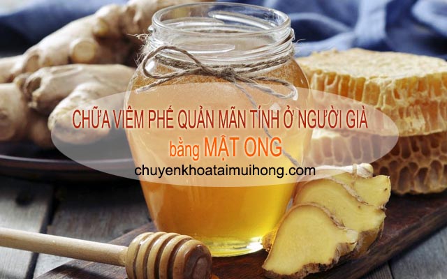 Chữa viêm phế quản mãn tính ở người già bằng mật ong