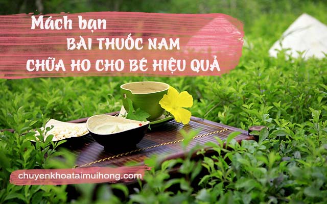 Bài thuốc nam chữa ho cho bé hiệu quả