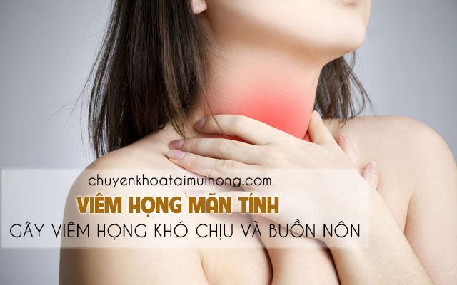 Viêm họng buồn nôn do các bệnh về đường hô hấp