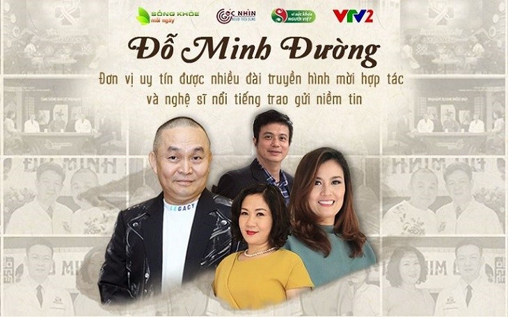 Nhà thuốc Đỗ Minh Đường đồng hành cùng nhiều nghệ sỹ và chương trình truyền hình chăm sóc sức khỏe Nhà thuốc Đỗ Minh Đường đồng hành cùng nhiều nghệ sỹ và chương trình truyền hình chăm sóc sức khỏe
