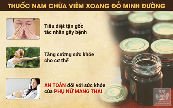 Bài thuốc chữa bệnh viêm xoang gia truyền của nhà thuốc Đỗ Minh Đường