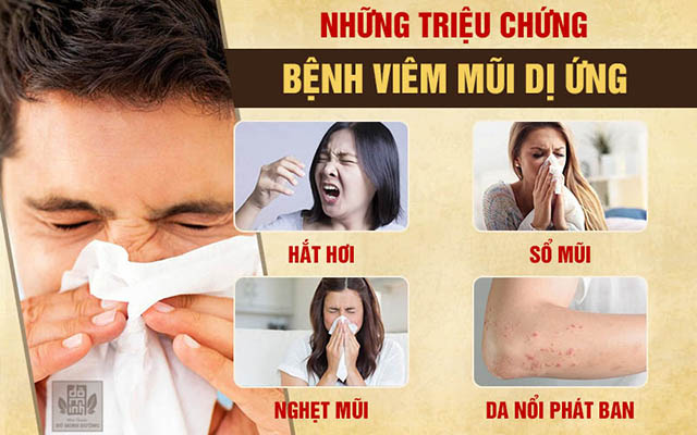 Dấu hiệu thường gặp của bệnh viêm mũi dị ứng