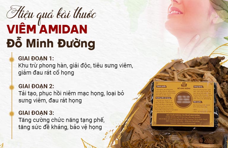 Hiệu quả bài thuốc amidan Đỗ Minh