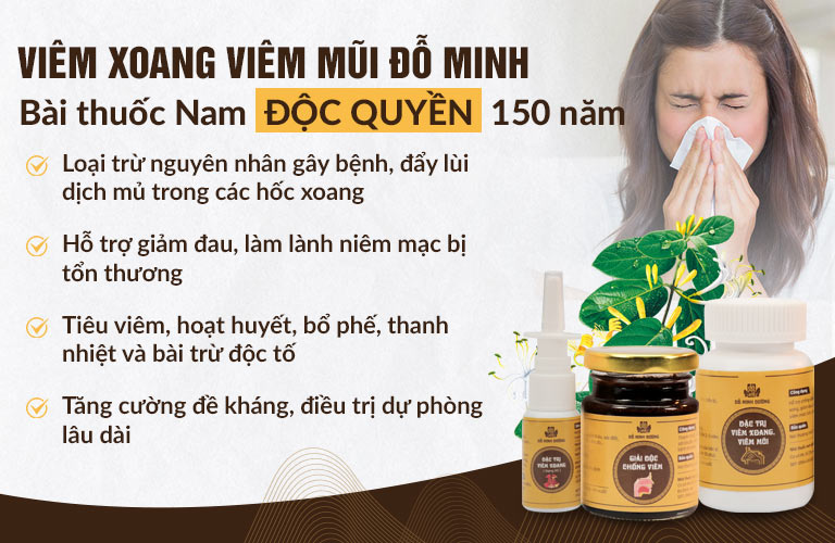 Bài thuốc chữa bệnh viêm xoang, viêm mũi dị ứng của dòng họ Đỗ Minh