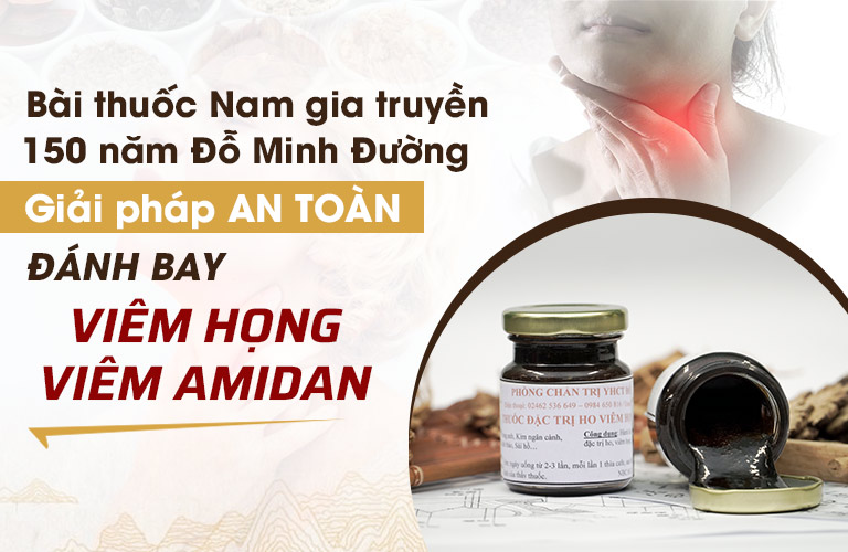 Bài thuốc nam chữa viêm họng, viêm họng hạt Đỗ Minh Đường