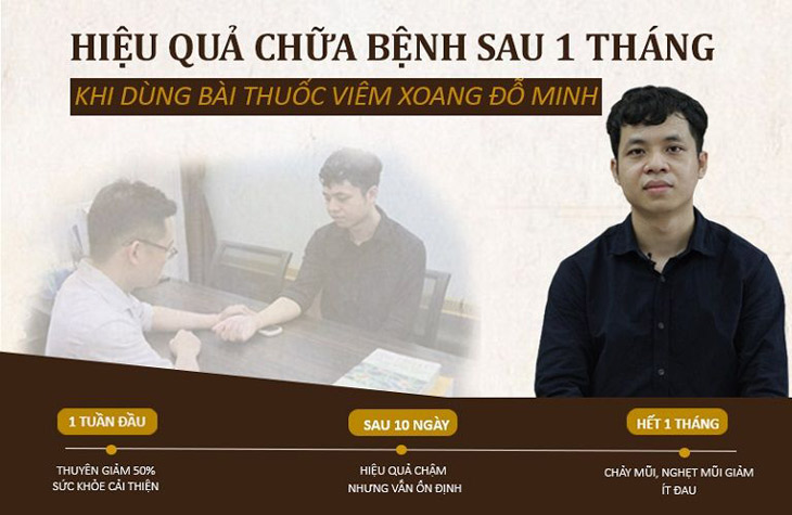 Hiệu quả chữa bệnh của anh Quang Linh (27 tuổi) bằng thuốc nam Đỗ Minh Đường Hiệu quả chữa bệnh của anh Quang Linh (27 tuổi) bằng thuốc nam Đỗ Minh Đường