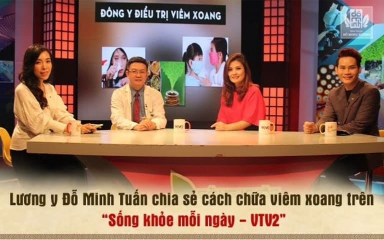 Lương y Đỗ Minh Tuấn cùng diễn viên Hoa Thúy chia sẻ về hiệu quả bài thuốc viêm xoang Đỗ Minh trên sóng truyền hình VTV2