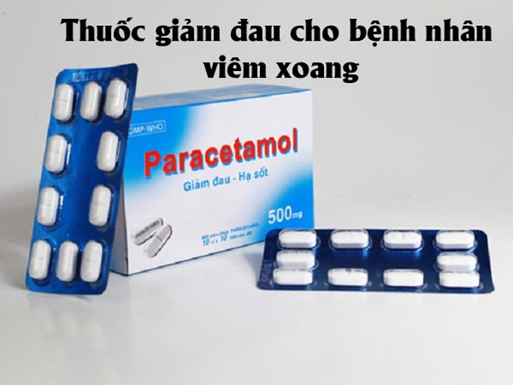 Paracetamol được sử dụng để giảm đau, hạ sốt ở bệnh nhân bị viêm xoang cấp tính Paracetamol được sử dụng để giảm đau, hạ sốt ở bệnh nhân bị viêm xoang cấp tính